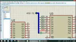 Stepper Motor Interfacing with 8086 µP (Proteus Simulation)