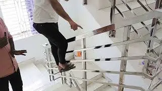SS বক্সের সিঁড়ির রেলিং  নতুন মডেল । SS Box Stair Railing New Model 2024