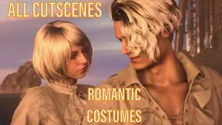 Resident Evil 4 Remake All Cutscenes With Romantic Costumes