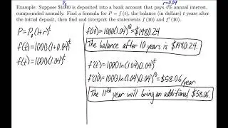 Business Calculus - Derivatives with Exponential and Logarithmic Functions