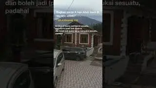 Engkau minta A tapi Allah kasih B