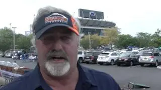 Penn State football players from 1978 team tailgate