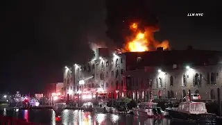 5-Alarm Warehouse Fire / Red Hook, Brooklyn (Part 1)