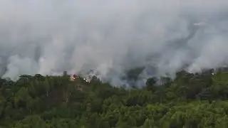 Chobham Ridges Heath Fire - Deepcut