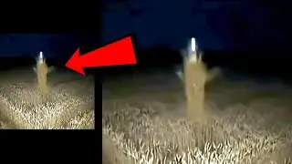 Footage of a plasma UFO instantly creating a crop circle released! #uap #cropcircle #alien