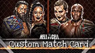 Custom Hell In a Cell Match cards 2021 by Jake_SZN
