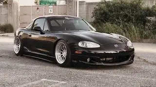 Bagged Miata NB on CCW - Cali Roadster frvnkmartin