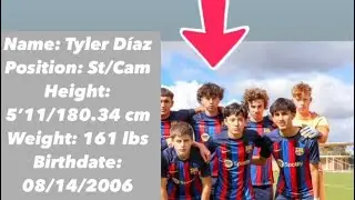 Tyler D&iacute;az - Bar&ccedil;a Residency Academy - Highlight Tape 2022-2023 - Class of 2025