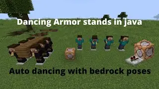 Dancing armor stand in Java Edition (No clickbait)