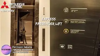Nice Mitsubishi NexWay Passenger Lifts - Fairmont Jakarta (Express)