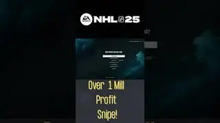 Over 1 Mill Coins Profit Snipe! NHL 25 Hut