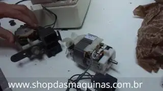 Como trocar o motor da maquina singer. Motor embutido modelo novo