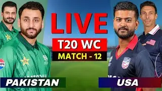🔴 Live: Pakistan vs United States, T20 World Cup 2026 | Live Cricket Match Today, PAK vs USA, 11 OV