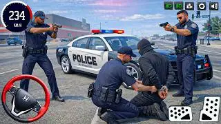 Police Car Driving Game 2026: US police cop sim new game city driving & chase - android gameplay