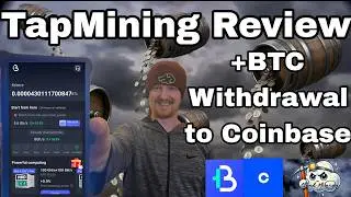 TapMining Review + BTC Withdrawal to Coinbase