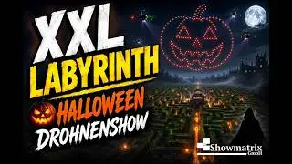 Krasseste Halloween Drohnenshow im XXL Horror Labyrinth | Showmatrix GmbH