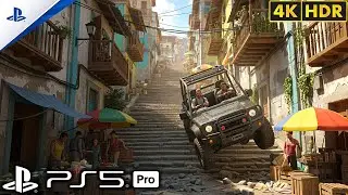 (PS5) UNCHARTED&trade; 4 Remastered - Amazing Chase Scene | ULTRA Immersive Graphics Gameplay [4K60FPSHDR]
