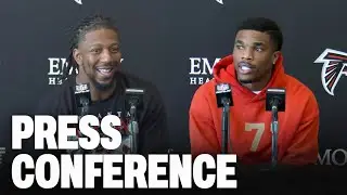 Jeff Okudah and Bud Dupree speak to the media | Press Conference | Atlanta Falcons