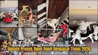 Update Hari Ini Keliling Melihat Proses Ogoh Ogoh Denpasar Timur Caka 1948