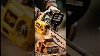 {ASMR} Chainsaw Cutting Wood Stack 🔥 Super Satisfying ASMR #asmr #shorts #satisfying