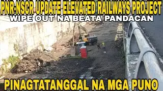NAKO PO MGA PUNO PINAG TATANGGAL NA PNR NSCR ELAVETED RAILWAY PROJECT UPDATE BEATA PANDACAN TO PACO 
