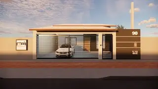Projeto de Casa com 3 quartos em terreno 10x27 - 186m2 - Projeto 399
