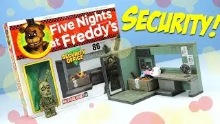 Five Nights at Freddy's 3 Security Office with Springtrap McFarlane Construction Sets