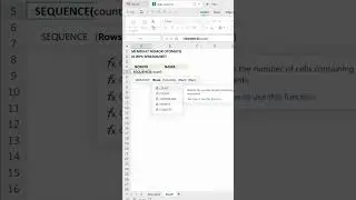 How to Create Automatic Numbers in WPS Spreadsheet when Inputting Data #wpsspreadsheet #wpstutori...