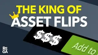 The Asset Flip Game with a Price that Makes you Poor