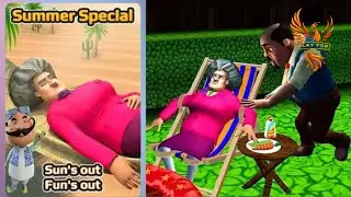 Scary Teacher 3D Game Level Sun Out Fun Out Full Gameplay