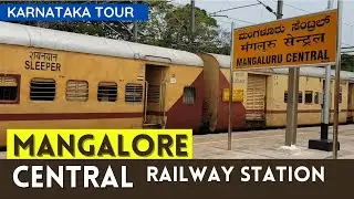 Mangalore Central Railway station | Mangaluru | Train approaching to station | Southern Railway |