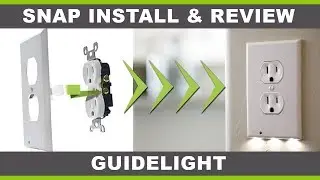 Snap Outlet Light Install, Review, and Unboxing - SnapPower Guidelight