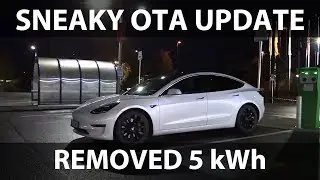 Model 3 lost 6 % battery after software update