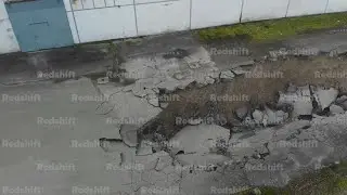 Houdini road destruction