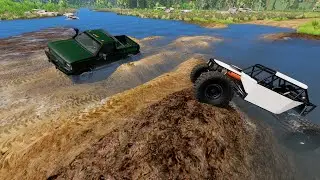 Cars vs Swamp Mud 😱😱 BeamNG.Drive