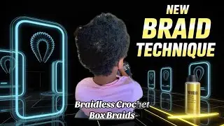 The SECRET to BRAIDLESS Crochet Braids on VER SHORT HAIR & THIN Edges (Beginner Friendly!)
