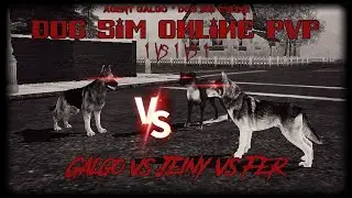 GALGO VS JEINY VS FER || Dog Sim Online PvP 