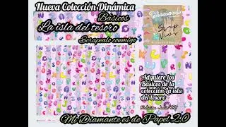 La isla del tesoro b&aacute;sicos 5&euro; Scrapealo conmigo y Mi Diamante es de Papel.