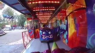 Ghost Train Darkride Spuk Schloss (Thurner) Wachauer Volksfest Krems 2017 POV Onride
