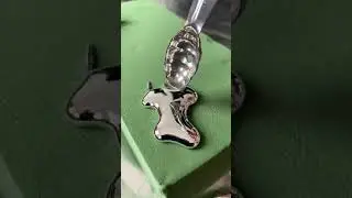 Gallium + floral foam #satisfying #shorts #viralshorts