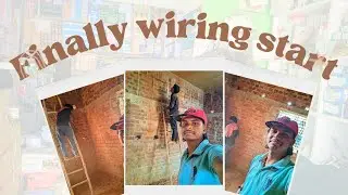 Finally wiring start ho gaya Day 1 #wiring #funny  #mydailyvlog #dailyvlog #vlog #souravjoshivlogs 