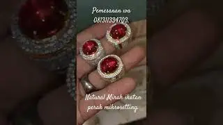 natural Mirah Rubi. #pasarrawabeningofficial #batucincin #gems #gemstone #trending