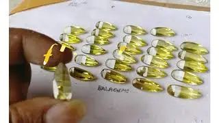 LEMON QUARTZ GEMSTONE BERYL CUT STONE.Please like my video, comment and subscribe to the channel