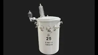25kva pole mounted transformer-2.4*7.2/0.12*0.24 kV | Canada 2025