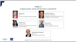 Crypto-assets Seminar Panel II: What will become a standard? | Banque de France