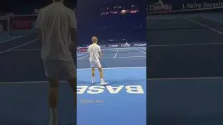 17 year old prodigy Henry Bernet training in Basel! 🔥 #atp #atptennis #atptour #prodigy #swiss