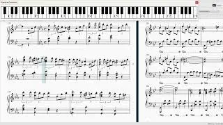 Merry go round of life - J. Hisaishi #186 piano tutorial (TRUDNA-HARD)