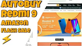 Autobuy Redmi 9 | Buy Redmi 9 From Amazon Flash Sale | Flash Sale Autobuy Redmi 9 | Autobuy⚡