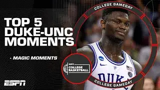 The Best Moments from Duke and UNC Rivalry 😤 | Countdown to Gameday