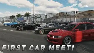 Forza 7 - Livestream | 500HP Street Cars - First Meet Up! Racing In Dubai! w/ S14, G8, BRZ, & More